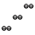 thumbnail image 1 of Sidaley Paquete de 2 Gamepad Thumbstick Covers Joystick Protector Grips Caps Controller Reemplazo de piezas de repuesto para PS5 Black Type1 NO1, 1 of 6