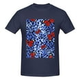 thumbnail image 4 of Bingfone Abstract Colorful Butterflies Men'S Loose Fit Short-Sleeve Pocket T-Shirt, 4 of 7