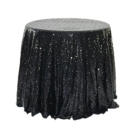 CMrtew Sequin Tablecloth Glitter Sparkly Iridescent Shimmer for Round Table Table Covers Decorations for Birthday Party Supplies Event Wedding Table Skirt Decor