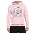 thumbnail image 2 of Wild Bobby, I Have Two Titles Dad and Step Dad Rock Them Both Step Dad Gift, Father's Day, Unisex Graphic Hoodie Sweatshirt, Light Pink, Small, 2 of 3
