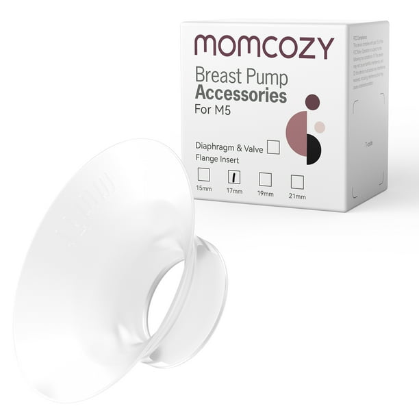 Momcozy M5 Pump Accessory(Choose Your Size) Flange, Duckbill Valves etc, M5  Breast Pumps Parts Replace 