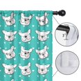 thumbnail image 4 of Blackout Kids Curtains,Esign Of Head Pug Dog Childrens Insulated Curtains Set Of 2,Bedroom Essentials,Toddler Room Decor 42x84in(106x213cm), 4 of 4