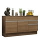 thumbnail image 1 of Mueble de Cocina Madesa Glamy 150 cm 2 Cajones 2 Puertas (Con Tablero) Marrón, 1 of 5