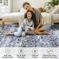 thumbnail image 3 of Rugs for Living Room,Living Room Rug，Rug Washable Rug for Bedroom Vintage Rug Non Slip Large Area Rug Oriental Soft Throw Rugs Low Pile Stain Resistant Carpet for Office Nursery Dining Room, 3 of 10