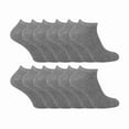 thumbnail image 1 of Sock Snob - 12 Pair Multipack Kids Quarter Trainer Socks, 1 of 2