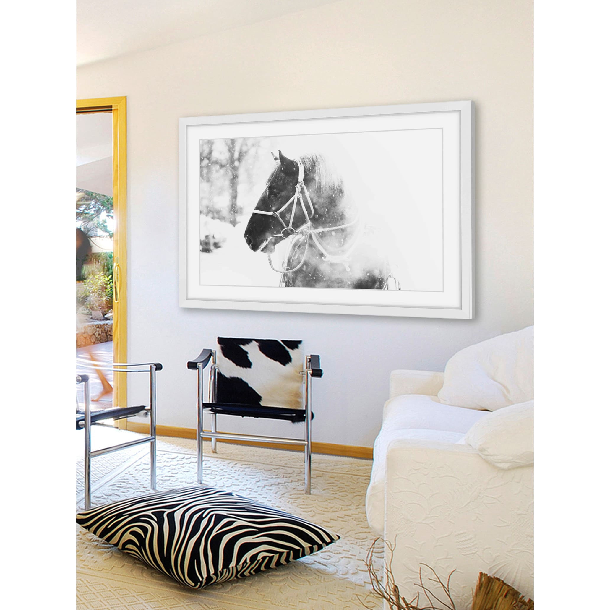 Marmont Hill "Cold Breath" Framed Painting Print