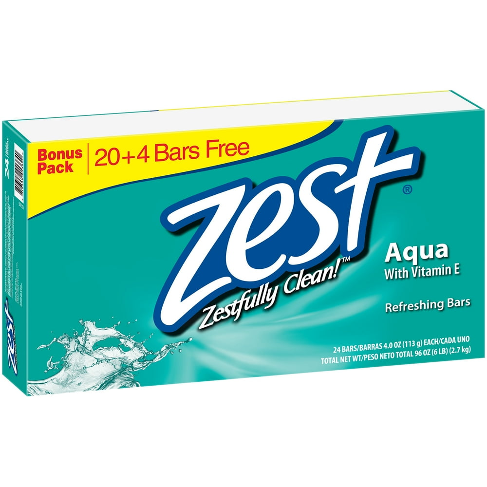 Zest® Aqua Refreshing Soap 244 oz. Bars