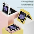 thumbnail image 6 of FL Skin Feel Hard Shell Phone Case for Samsung Galaxy Z Flip 7 6 5 4 3  Flip6 Flip5 Flip4 Flip7 Hinge Protection Shockproof Cover, 6 of 6