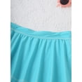 thumbnail image 6 of YEAHDOR Girls 3Pcs Swimwear Bathing Suit Sleeveless V Neck Swimming Tops with Briefs and Skirt Teal 8, 6 of 7