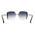 thumbnail image 4 of Womens Intricate Rhinestone Jewel Trim Metal Oversized Sunglasses Gold Smoke, 4 of 4
