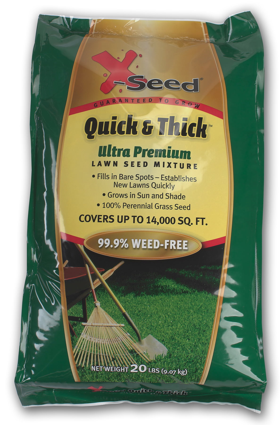 LUXURY HARD-WEARING GRASS SEED 10kg & PRE-SEED 10kg MULTI-SAVE PACK