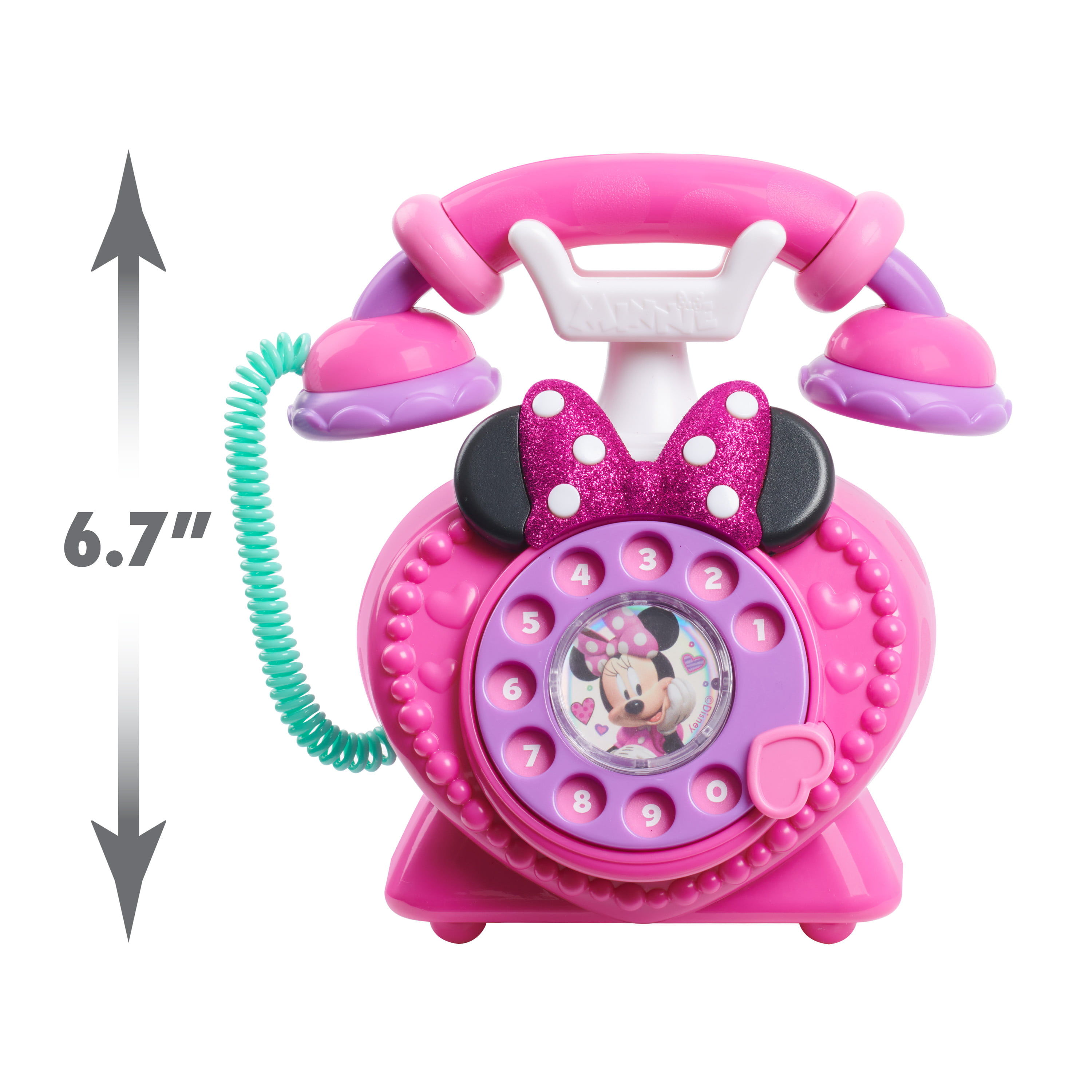 hulkende ujævnheder indsats Disney Junior Minnie Mouse Ring Me Rotary Pretend Play Phone, Lights and  Sounds, Officially Licensed Kids Toys for Ages 3 Up, Gifts and Presents -  Walmart.com