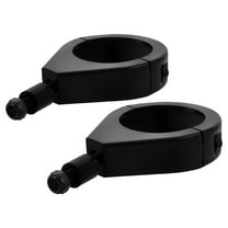 ETHZZLE 2Pcs Motorcycle Turn Signal Indicator Clamp Aluminum Alloy Black Riding Stability Enhancement