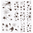 thumbnail image 1 of CUITING 10X Temporary Tattoo Body Sticker Spider Fake Halloween Tattoo, 1 of 11