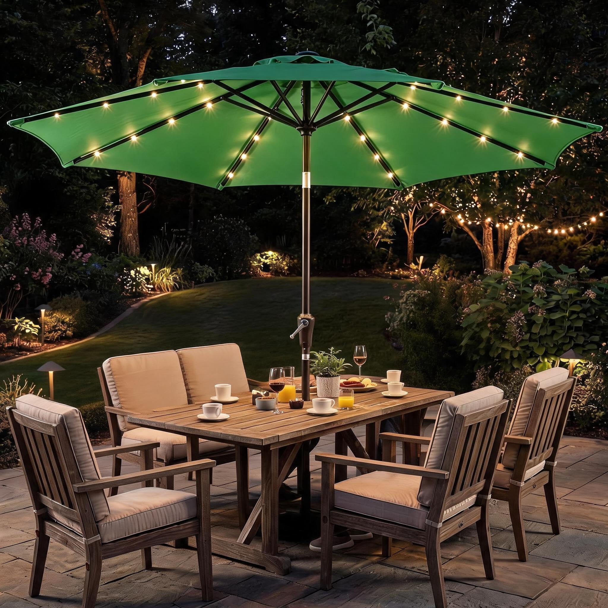 destinationgear classic wood 6.5' square patio umbrella 6.5 ft — Rackbiz Destinationgear 6.5 Square Wood Umbrella In Natural DestinationGear Classic Wood 6.5' Square