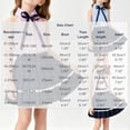 thumbnail image 3 of Amidoa Girls 2 Piece Outfits Summer Clothes Cute T-Shirts Sleeveless and Skirt Kids Clothing Sets Blue Size 18, 3 of 9