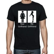 Mojeska Your Girlfriend, My Girlfriend T-shirt Funny Shirts