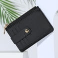 thumbnail image 1 of Cartera para tarjetas con cadena Duo Carat, bolso para identificación, billetera de PU, billetera de color caramelo, 1 of 6