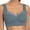 A-Navy127, variant on Women Seamless Wide Strap Wireless Support Bra Bralette Push Up Brassiere Mesh Splice Soft Padded Invisible Sleep Bras