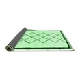 thumbnail image 2 of Ahgly Company Indoor Square Solid Emerald Green Modern Area Rugs, 8' Square, 2 of 4