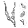 thumbnail image 4 of FUEENIRVA 2Set Silver Stainless Steel Boat Cleat for Shed Use 4 Inch Dimension, 4 of 8