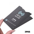 thumbnail image 2 of JUNWELL 2PCS Credit Card Case Protector RFID Blocking Anti-Fraud RFID NFC Protection Health Identification DNI Protective Credit Card Case Contactless Banking  Credit Card Holder  RFID NF, 2 of 6