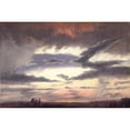 thumbnail image 2 of Knud Baade 24x17 Black Ornate Framed Double Matted Museum Art Print Titled: Cloud Study (1838), 2 of 5