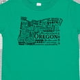 thumbnail image 4 of Inktastic Oregon Word Salad- State Outline Boys or Girls Toddler T-Shirt, 4 of 5