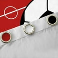 thumbnail image 4 of Manfei Football Soccer Blackout Curtains Set of 2 (52x84 Each) for Teens Boys Girls,Ball Gamer Window Curtains,Sport Theme Curtains and Drapes,Breathable Home Decor, 4 of 6
