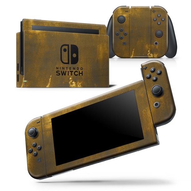 Grungy Golden Smoke Skin Wrap Decal Compatible With The Nintendo Switch Wii 06 Walmart Com Walmart Com