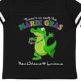thumbnail image 4 of Inktastic There's No Party Like Mardi Gras-alligator Boys or Girls Toddler T-Shirt, 4 of 5