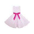 thumbnail image 3 of Girls Dress Polka Dot Flower Tulle Party Pageant Unique Design 9-10, 3 of 4
