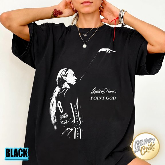 CLOTEX Sophie Cunningham Point God Shirt, Comfort Colors® Basketball Graphic Tee, Sport Fan Gift, Black S