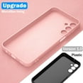 thumbnail image 4 of for Samsung Galaxy A55 5G Case with 2 Pack Screen Protector, Liquid Silicone with Soft Anti-Scratch Microfiber Lining Shockproof Protective Cover for Galaxy A55 5G Silicone Phone Case Pink, 4 of 14
