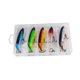 thumbnail image 3 of 5 piezas señuelos duros señuelos accesorios para equipos regalos de pesca de lubinas de lubina cebos de pesca para trucha de bagre, 3 of 9