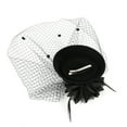 thumbnail image 3 of Prolriy Fascinators Hats for Women Party Hats Women Hat Cocktail for and Fascinators Pillbox Tea Headwear Girls Headband Hair Accessories for Women Black One Size, 3 of 5