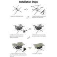 thumbnail image 3 of Table,Portable Picnic Table Table Alloy With Net With Carry With Net Carry Bbq Twirltide, 3 of 6