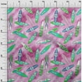 thumbnail image 3 of oneOone Polyester Spandex Medium Pink Fabric Beach Fabric For Sewing Printed Craft Fabric By The Yard 56 Inch Wide, 3 of 4