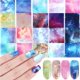thumbnail image 4 of Qarigey 30 Sheets Sky Nail Art Foil Decorations Decals DIY Transfer Kit Slider Set Home Holographic Beauty Stickers Self-Adhesive Type3 NO3, 4 of 6