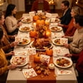 thumbnail image 5 of Gqtwoy 20Pcs Thanksgiving Paper Plates, Disposable Tableware, Festive Pumpkin and Maple Leaves Patterns, Perfect for Fall Harvest Party Celebrations, Eco-Friendly and Convenient for Gatherings, 5 of 6