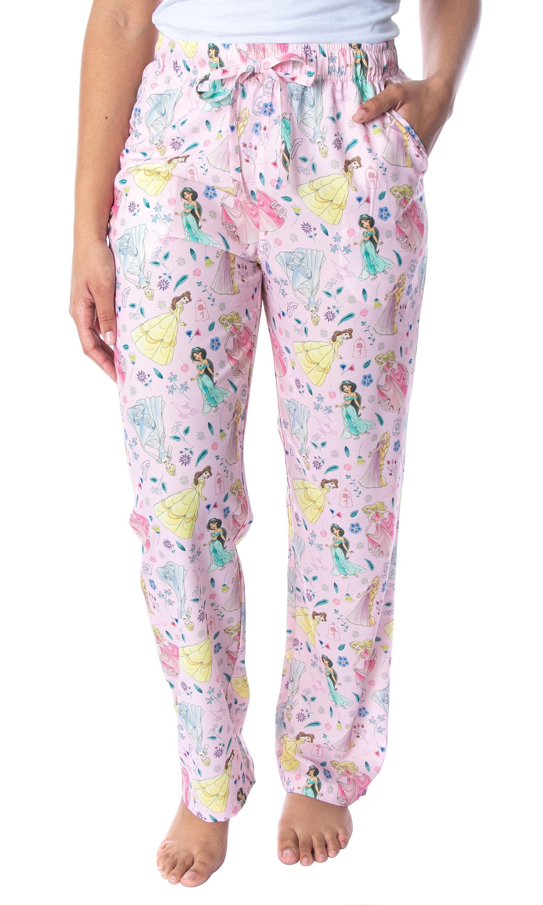 Ladies Loungewear Women's Disney Tinkerbell Never Grow Up Pyjama Set 