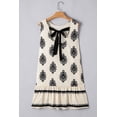 thumbnail image 4 of Chic Beige Shift Dress with Geometric Prints - Perfect for Vacation and Daily Wear - [ZhiHiMeRi] | (US 4-6)S, 4 of 12