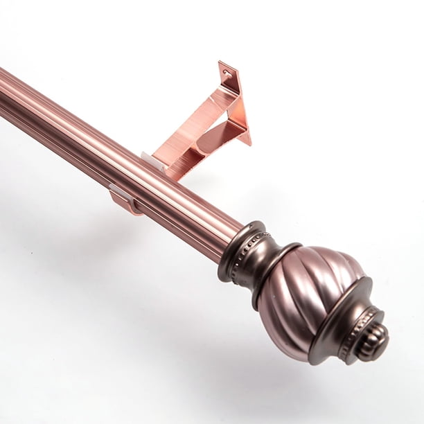 Soporte para barra de cortina base riel silencioso accesorios montaje barra cortina un solo lado aleación aluminio blanco oro rosa 1,5 m