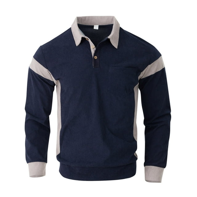 Ceisia Men Color Block Long Sleeve Zipper Casual Daily Outdoor Versatile Gift Fashion Athletic Top