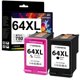 thumbnail image 1 of Cartuchos de tinta MANNERES 64XL de repuesto para HP 64XL Combo, 1 of 7