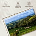 thumbnail image 6 of Elephant Stock Sheep In Grassy Field Wall Art - Horizontal Canvas Wall Art - Living Room Wall Decor - Nature Canvas - Green And Blue Decor - 45" x 30", 6 of 8