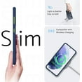 thumbnail image 5 of Zero Serie for Samsung Galaxy S21 Case 5G, [Wireless Charging Support] [Translucent Matte Thin Phone Case] Shockproof Slim Cover 6.2'', Blue, 5 of 14