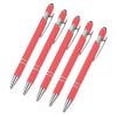 thumbnail image 1 of TIMIFIS Aluminum Black Gel Ink Pens 0.5Mm Fine Point Adhesive Click Pen Student Writing Ballpoint Pen Starting Season Supplies 5Pc, 1 of 5