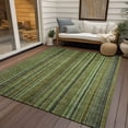 thumbnail image 6 of Addison Rugs Chantille Indoor/Outdoor Transitional Stripes Green Washable Rectangle Rug, 10' x 14', 6 of 6