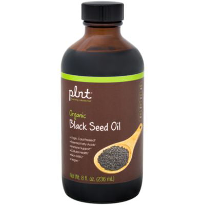 plnt Organic Black Seed Oil  Provides Immune Support  Cellular Health, Essential Fatty Acids, NonGMO, Vegan, Virgin ColdPressed (8 Fluid (Best Source Of Essential Fatty Acids)